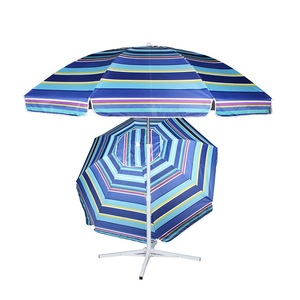 Beach <b>Umbrella</b> 3M Polyester Manual Outdoor Sun Shade Strong <b>Windproof</b> Sand Beach Use - Product Image 4
