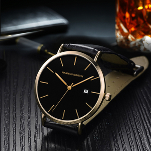 Montre à quartz personnalisée avec logo, de haute qualité, pour homme, design minimaliste, étanche, Orologio Uomo, lumineuse, marque privée, pour cadeau - Product Image 3