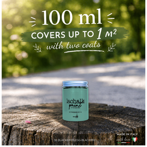 30 BLACKBIRDGEGG 100 ml LaChalk, la evolución de la pintura de tiza. Donde la tiza se une con la resina: Pintura híbrida de tiza y resina hecha en Italia. - Product Image 2