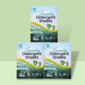 SANYUAN - Tiras de Detergente de Limpieza Biodegradables, Ecológicas, Naturales, Sin Plástico, Hojas de Detergente para Ropa, Tabletas de Lavandería - Product Image 3