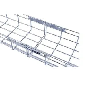 sale Strong Heavy Loading Customized Basket Channel Steel Metal Welded Galvanized Wire Mesh Cable Tray