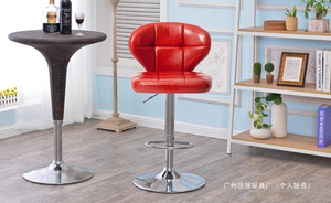 Taburete Alto de Acero Inoxidable Sintético de Lujo, Estilo <span class=keywords><strong>Italiano</strong></span> Moderno para Cocina, Hotel, Centro Comercial - Product Image 4