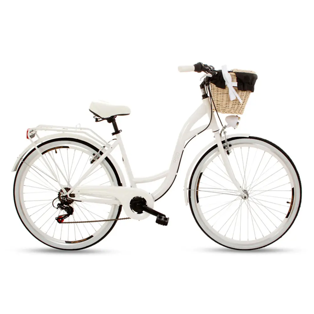 Bicicleta clásica de 26 pulgadas y 7 velocidades para mujer y hombre, bici de ciudad vintage holandesa