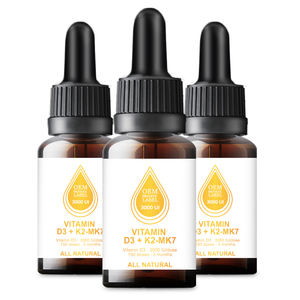 فيتامين ممتاز D3 + + قطرات ، جرعات ، دعم الكالسيوم الطبيعي لصحة العظام - Product Image 2