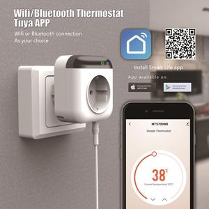 <span class=keywords><strong>Termostato</strong></span> de <span class=keywords><strong>enchufe</strong></span> inteligente <span class=keywords><strong>WiFi</strong></span> Tuya, Control de voz con Sensor de temperatura, controlador remoto, <span class=keywords><strong>enchufe</strong></span> eléctrico, <span class=keywords><strong>termostato</strong></span> inalámbrico - Product Image 3