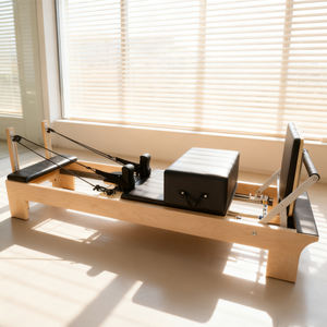 Anpassbarer fünfteiliger Maple Wood Pilates Reformer Set Bett Wirbelsäulen korrektor Cadillac Stuhl-Multifunktions Pilates Studio - Product Image 5