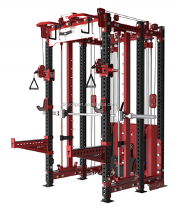 . Macchina Multifunzione Commerciale Smith Bar Power Rack con Crossover a Cavi per Home Gym, Attrezzatura per Allenamento Completo del Corpo, 70 kg ciascuno - Product Image 2