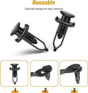 Clips de fixation automobiles professionnels, 100 pièces, faciles à installer, durables et pratiques - Product Image 3
