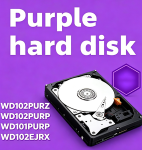 ฮาร์ดดิสก์ภายในสีม่วง ขนาด 1TB 2TB 3TB 4TB 6TB 8TB 10TB 12TB 14TB 16TB ขนาด 3.5 นิ้ว แคช 64M SATA III HDD - Product Image 1