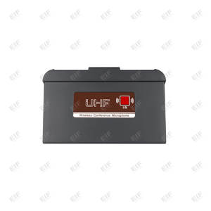Micrófono inalámbrico UHF de 2 canales para mesa de conferencias, sistema de conferencias HP-1000 - Product Image 4