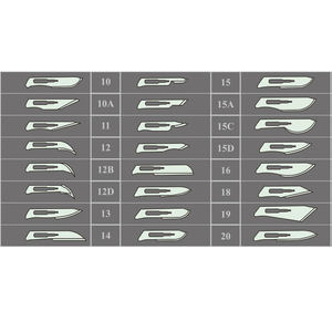 ORIENTMED sterilizzato medico chirurgico n. 11 15 23 24 25 lame chirurgiche monouso personalizzate dentale per operazione chirurgica - Product Image 3