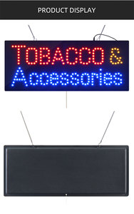 <span class=keywords><strong>Accesorios</strong></span> de tabaco brillantes de 11*27 pulgadas, letreros de tienda <span class=keywords><strong>para</strong></span> fumar, pantalla Led <span class=keywords><strong>para</strong></span> interiores, luz publicitaria, señalización animada <span class=keywords><strong>para</strong></span> tienda de humo - Product Image 6
