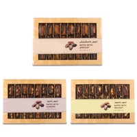Carte de luxe personnalisée avec fenêtre dattes emballage cadeau boîte chocolat dattes avec séparateur