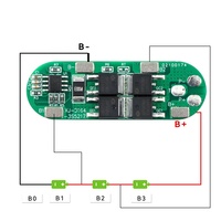 XJ BMS 3S 5A 10A LFP LifePO4 LFP NMC Lithium Li-ion Papan Perlindungan Baterai Sistem Manajemen PCB PCBA untuk Lampu Jalan Tenaga Surya