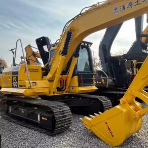 Machine de terrassement Komatsu Pc130 d'occasion de haute qualité en vente, prix bas, excavatrice de 13 tonnes avec moteur principal en stock - Product Image 4
