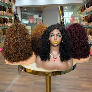 Productos al por Mayor, Pelucas de Cabello Humano con Encaje 13x4, Color P4350, 18 Pulgadas, Cabello Rizado, Estilo Bob Pixie - Product Image 5