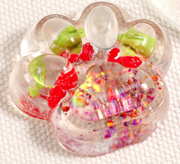 Jouets Squishies Patte de Chat Fraise, Jouets Anti-Stress à Remontée Lente, Cadeaux Squishy en TPR Personnalisables