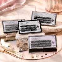 Faux cils en grappe Star Colors en gros pour extensions de cils, cils individuels pour maquillage