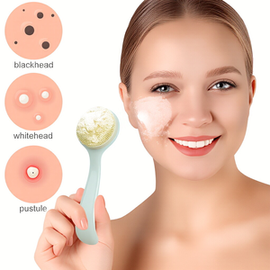 Brosse nettoyante visage en silicone professionnelle, étanche, avec support, pour le maquillage, personnalisable avec logo - Product Image 4