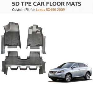 for Lexus RX450 LHD 2009 TPE <b>Floor</b> Mats Custom Fit All Weather Waterproof Heavy Duty Car <b>Floor</b> <b>Liners</b> OEM - Product Image 1
