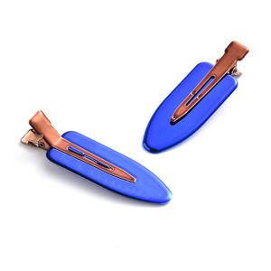 Durable Gradient Enamel Hair <b>Clips</b>, Multi Color Custom Hair Accessories Bulk Wholesale For Hair Stylists - Product Image 4