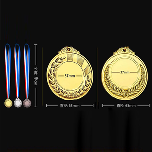 Medallas de Premio Deportivas Personalizadas para Campeones, Subcampeones y Segundos Subcampeones, Medallas de <span class=keywords><strong>Oro</strong></span> - Product Image 3