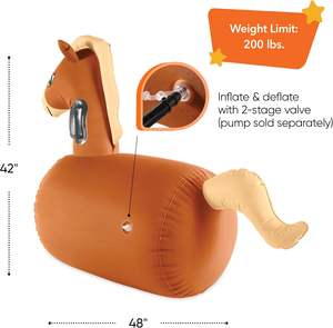 Jouet gonflable durable de videur d'équitation de saut d'usine de PVC de qualité supérieure pour le <span class=keywords><strong>jeu</strong></span> d'équitation extérieur des enfants - Product Image 3