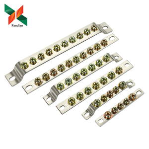 Tira de terminales sin cable, tira de conexión a tierra de cobre - Product Image 1