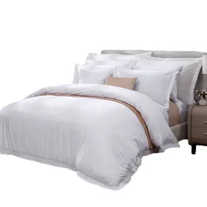 Wholesale bamboo and linen sheets-Wholesale bedding sets bed linen hotel white bamboo bed sheets