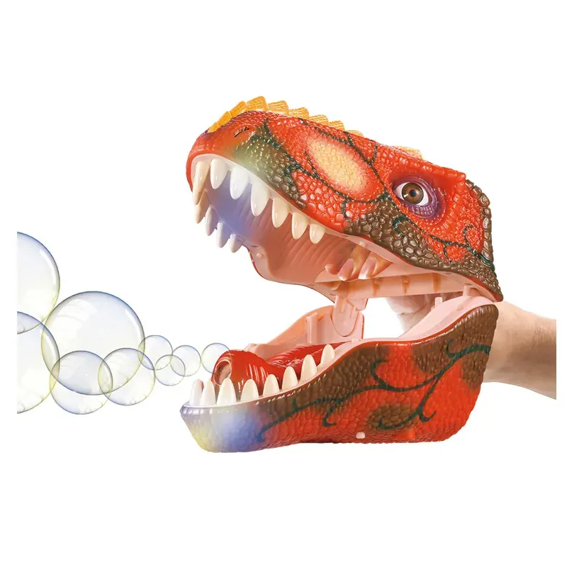 EPT 2023 nouveau jouet électrique dinosaure pistolet à bulles électrique dinosaure bulle tyrannosaure avec son avec Usb