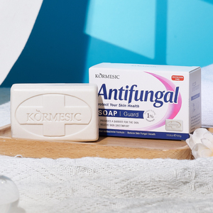 Jabón Antifúngico de Tolnaftato KORMESIC, Marca Privada OEM, 100g, Jabón Natural en Barra, Espuma Abundante, Limpieza Suave, Blanqueador, Anti-picazón - Product Image 1