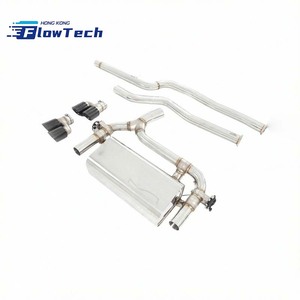 ท่อไอเสียแบบ Catback พร้อมวาล์ว ขนาด 3 นิ้ว ถึง 2.25 นิ้ว รุ่น T304 สำหรับ BMW F34 320i GT N20 2.0T – ท่อเก็บเสียงแบบไหลสูงเดี่ยว + ปลายท่อคู่ขัดเงา - Product Image 5