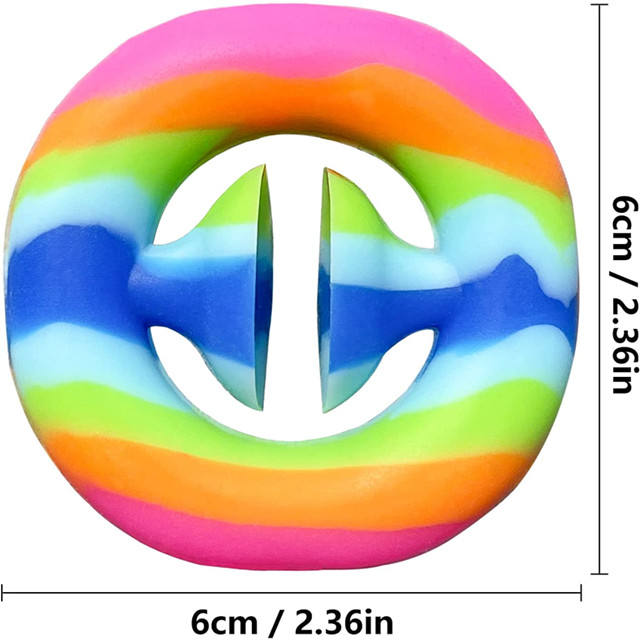 Stress Relief Fidget Snapper Toy Hand Squeeze Grip Snap Toy Pack Party Popper Noise Maker Finger Sensory Toys for Kids Adults