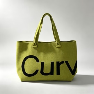 <b>Large</b> Capacity Cotton Knitted Tote <b>Bag</b> Portable Shopping <b>Bag</b> with Double Handles Durable Travel <b>Beach</b> <b>Bag</b> for Women - Product Image 1