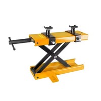 Table élévatrice à ciseaux double réglable pour moto, capacité 500 kg