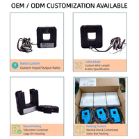 Transformateur de courant à noyau divisé YHDC SCT019S (19 mm) avec sortie de tension 0,333 V CA, entrée 50-300 A, type fiche, CE RoHS, passif, précision 1 %