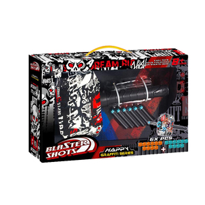Jouets <span class=keywords><strong>de</strong></span> pistolet électrique pour enfants Graffiti 5 trous <span class=keywords><strong>Marteau</strong></span> <span class=keywords><strong>de</strong></span> <span class=keywords><strong>Thor</strong></span> Pistolet à balles molles avec 6 balles molles Lumières colorées - Product Image 4