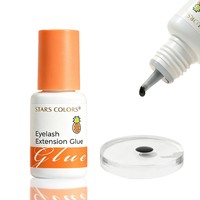 Colle pour extensions de cils à séchage rapide 0.8, parfum ananas, imperméable, tenue 6-8 semaines, vente en gros
