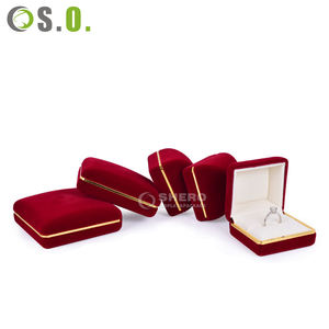 Caja de Terciopelo de Alta Calidad para Collares, Caja de Almacenamiento de Joyas con Logotipo Personalizado, Caja de Regalo Cuadrada para Anillos, Elegante Caja de Gamuza para Pendientes y Pulseras - Product Image 5