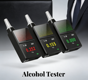 Testeur d'<span class=keywords><strong>alcool</strong></span>émie à capteur de cellule à combustible H3 Pro, haute précision, rechargeable, certifié FCC pour utilisation en <span class=keywords><strong>voiture</strong></span> - Product Image 5