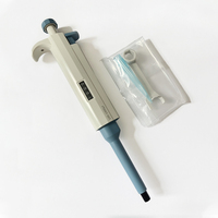 Pipette de transfert en plastique de laboratoire Pipette mécanique à canal unique Pipette manuelle réglable