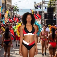 Maillot de bain monokini personnalisé OEM ODM pour le carnaval de Trinidad, tenue du lundi, festival J'ouvert, vente en gros en vrac, fournisseur d'usine