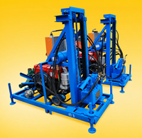 Excellent rapport qualité-prix en Chine : Petite machine de forage de puits d'eau portable avec moteur diesel de 100 m à vendre
