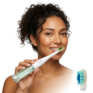 Cepillo de Dientes Eléctrico Sónico Personalizado con Bomba Incorporada para Enjuague Bucal, Blanqueamiento Dental, Resistente al Agua IPX5, Cerdas Suaves, 30 Días - Product Image 1