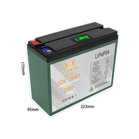 Batterie lithium-ion à décharge profonde JOZOKING 12V 12.8V 36AH 40AH LiFePO4 pour stockage d'énergie solaire domestique