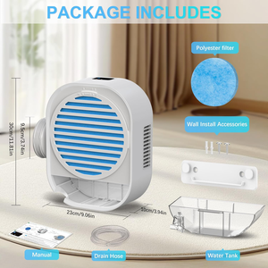 Deshumidificador de ropa 4 en 1 para interiores, kit de ventilación para secadora que protege muebles, con filtro de poliéster y tanque de agua visual - Product Image 6