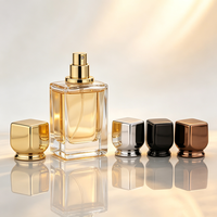 Couvre-bouteilles de parfum personnalisés, ronds, irréguliers, créatifs, luxueux, en métal Zamac de 15 mm