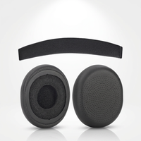 Coussinets d'oreille en cuir protéiné pour casque sans fil Logitech H800 H-800, coussinets de remplacement pour casque, protège-oreilles