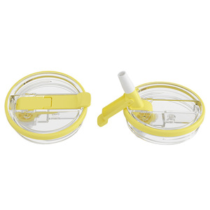 Maekawa 40oz Car Cup Lid Sealed Transparent With Straw Waterproof Cover For Travel Use - Product Image 5
