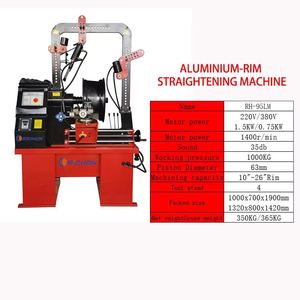 RH-95LM 10 - 26 "自動ホイールリム修理装置ダイヤモンド合金ホイール修理機Cncホイール旋盤切断機 - Product Image 2